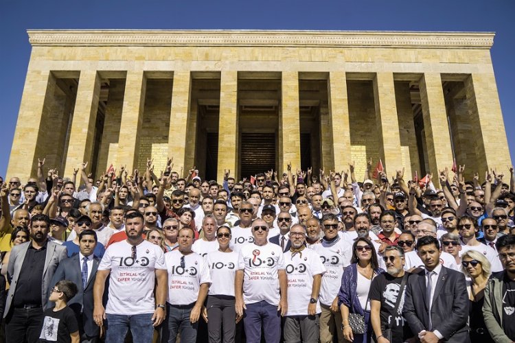 14 günlük 'Zafer' yürüyüşü noktalandı -