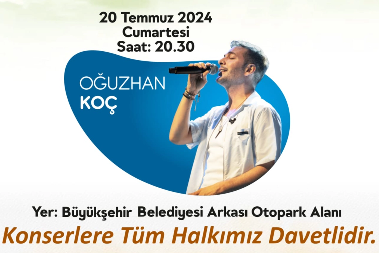 26. Kayısı Festivali'nde Oğuzhan Koç sahne alacak -