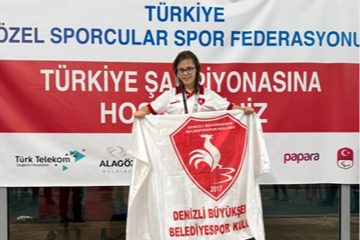 Denizlili özel sporculardan gururlandıran başarı 