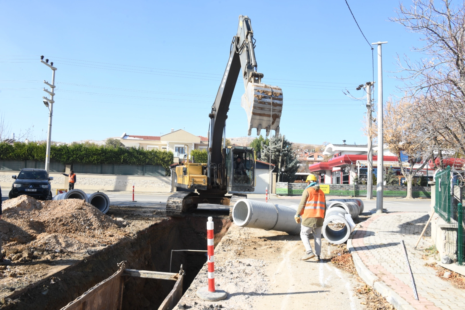 KOSKİ’den 3,8 km şebeke çalışması 