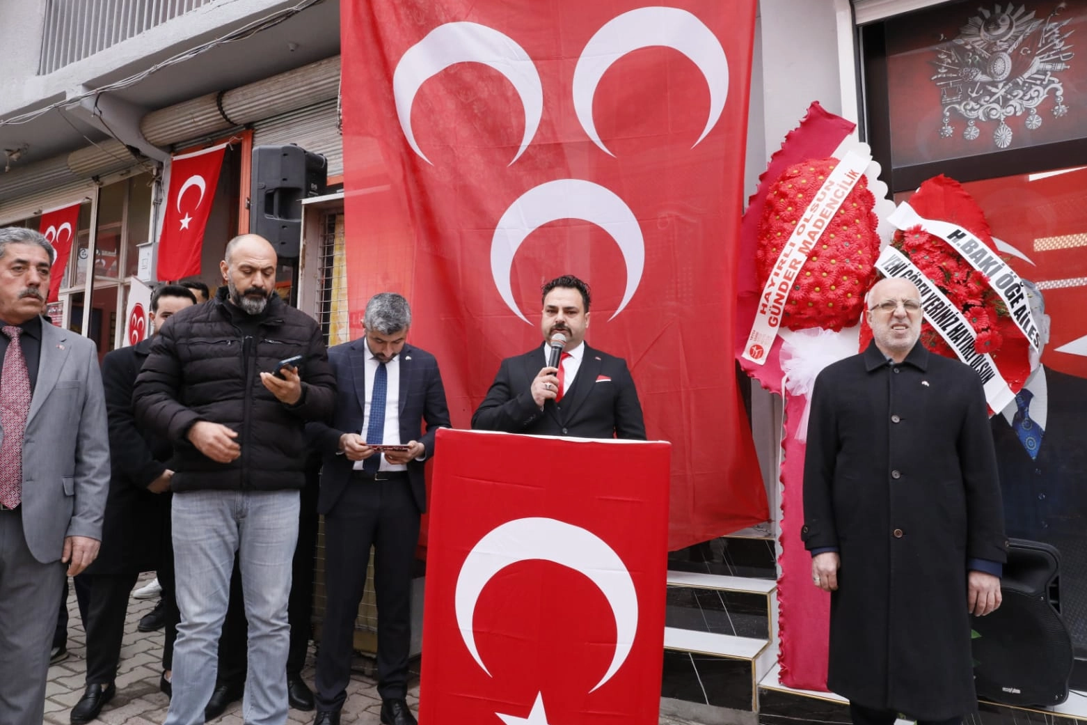 MHP Mardin Yeşilli İlçe Teşkilatı'nın yeni hizmet binası açıldı 