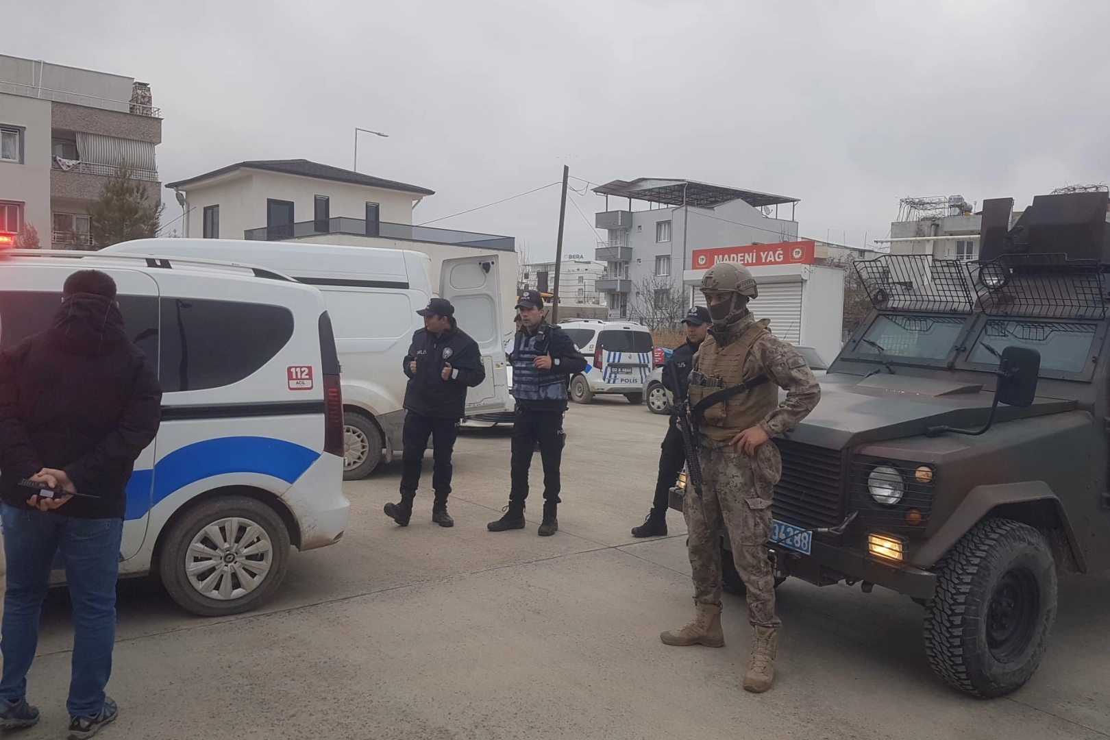 Adıyaman’da gerçeğini aratmayan soygun tatbikatı 