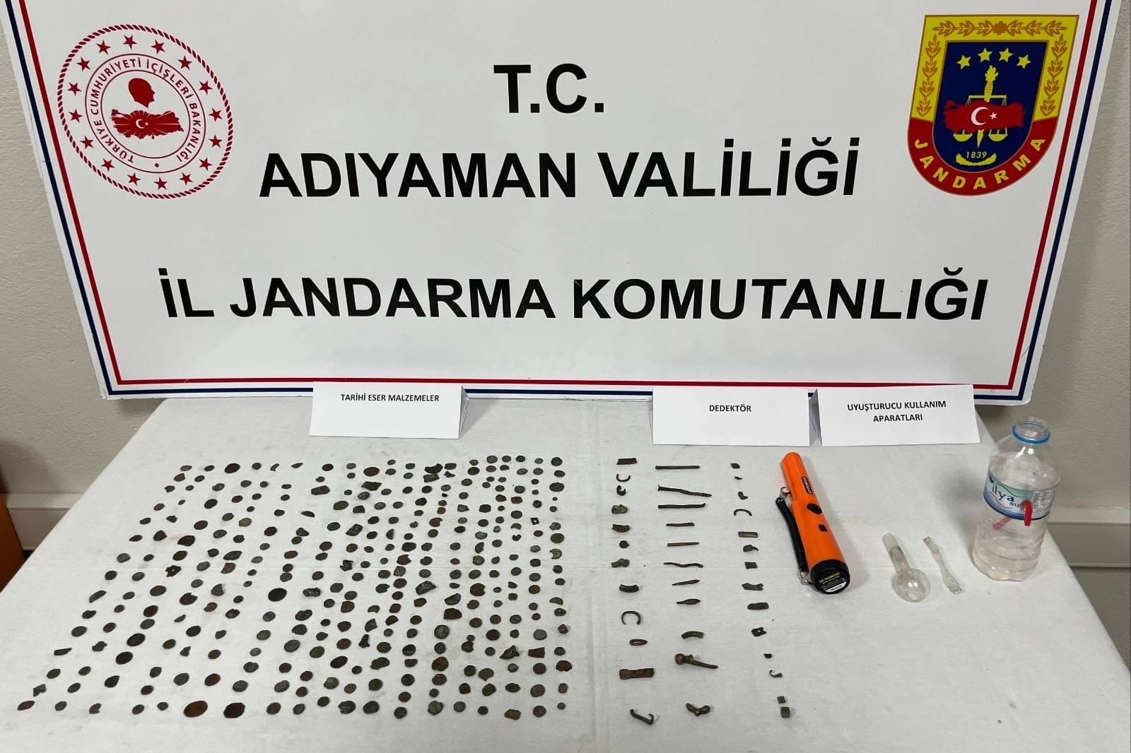 Adıyaman’da tarihi eser kaçakçılığı operasyonu 