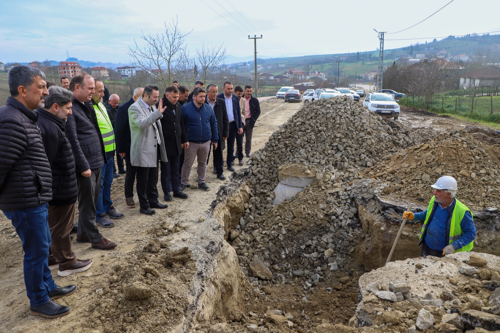 Sakarya Kaynarca’nın yeni atık su hattında sona gelindi 