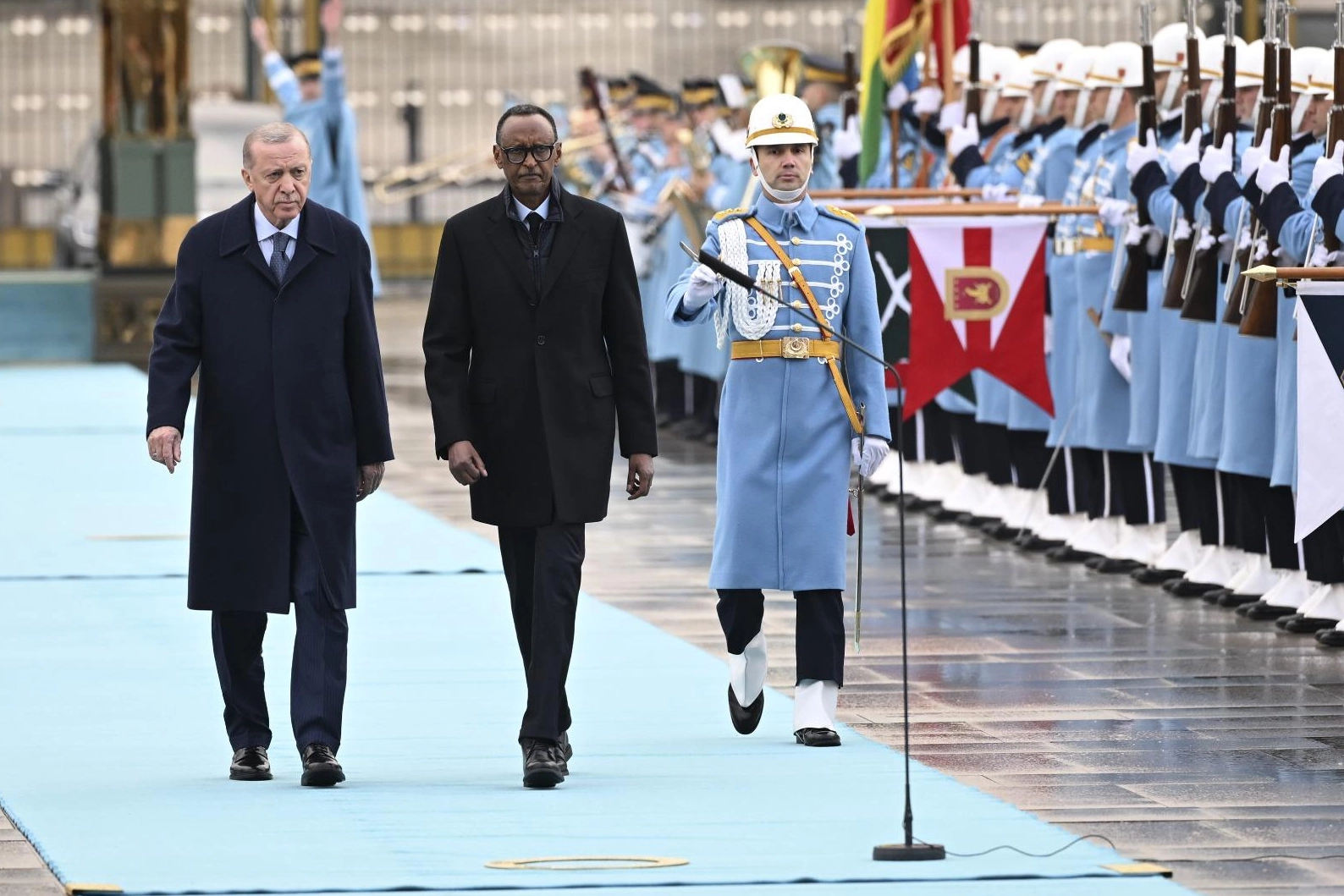 Ruanda Cumhurbaşkanı Paul Kagame Ankara’da 