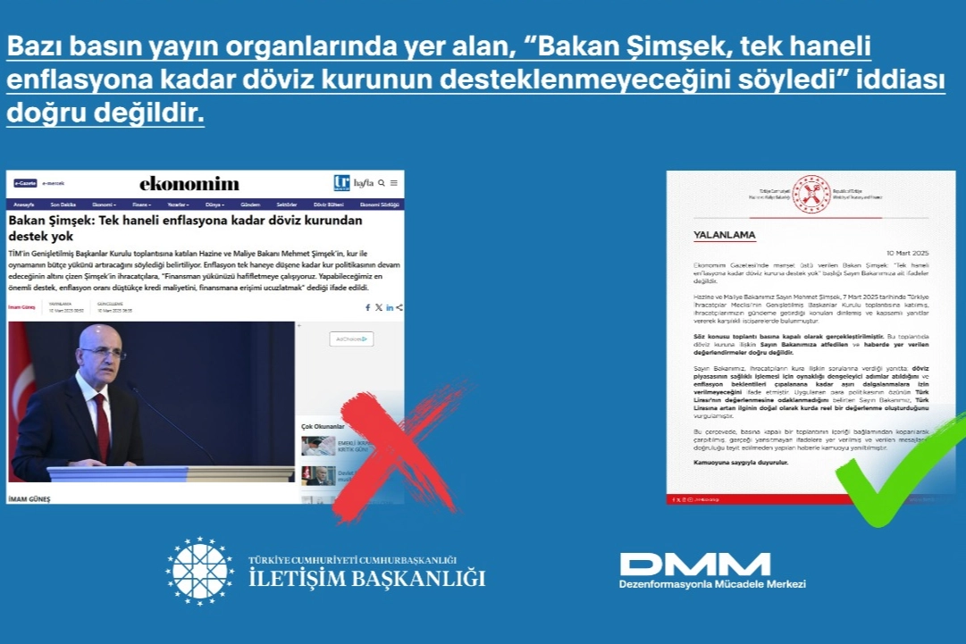 İletişim'den enflasyon ve döviz kuru açıklaması 