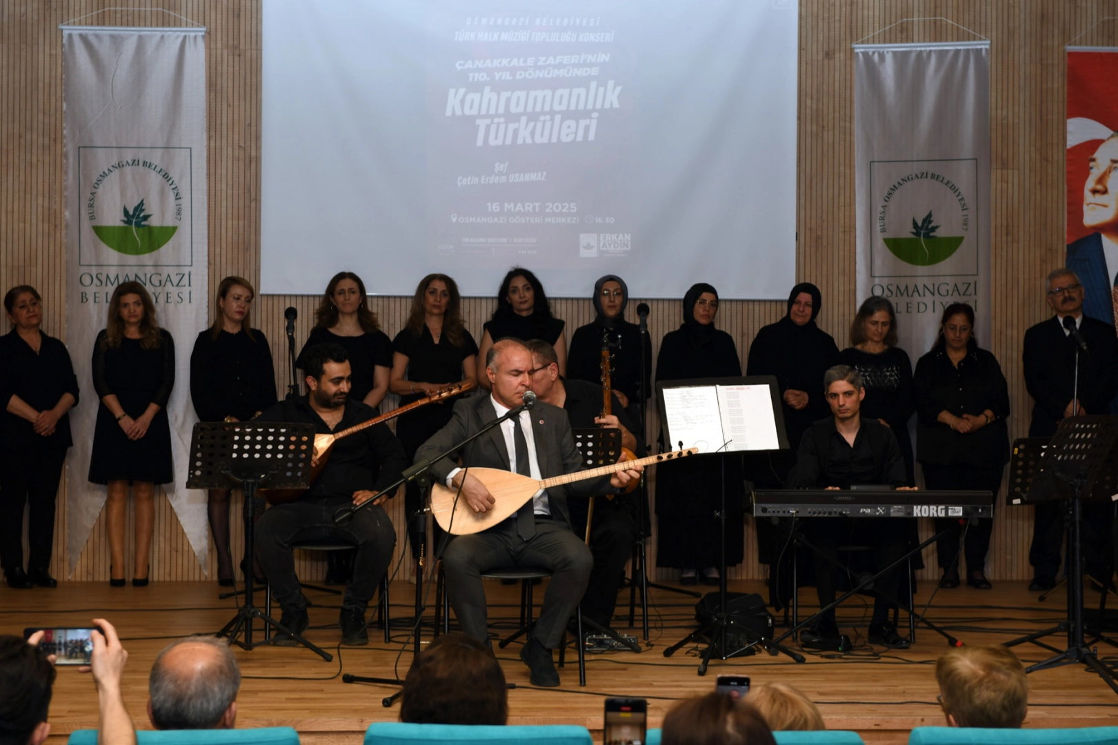 Bursa Osmangazi’de kahramanlık türküleri yankılandı 