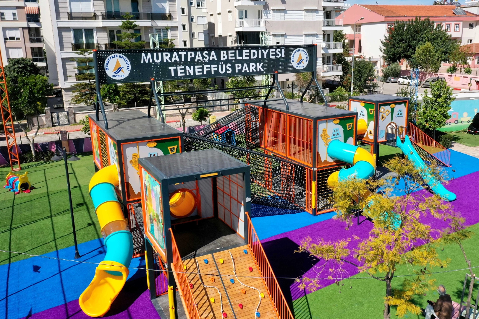 Antalya'da Teneffüs Park’a yeni oyun parkuru 