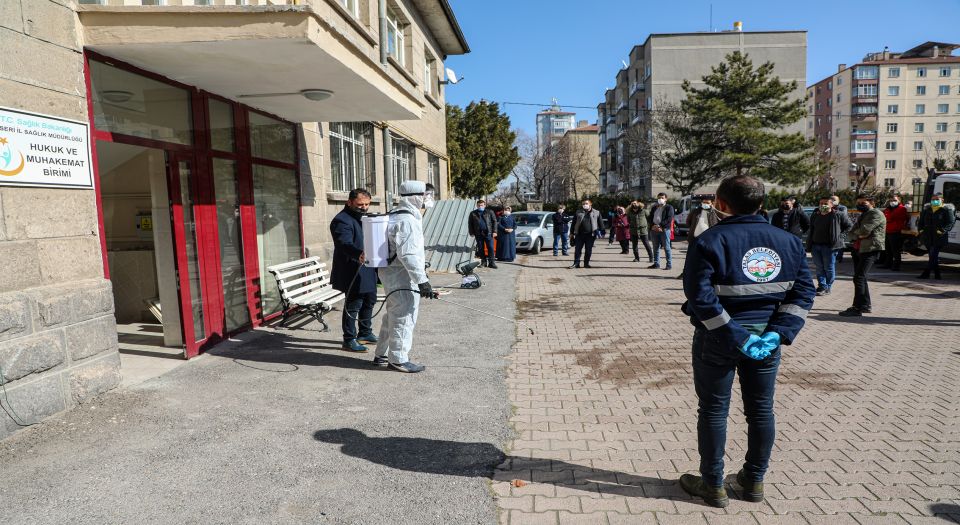 Kayseri Talas'ta haşeratla mücadele eğitimi