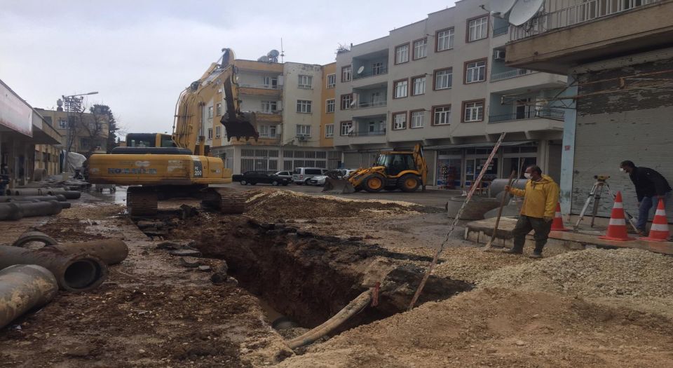 Adıyaman Belediyesi'nden altyapı mesaisi