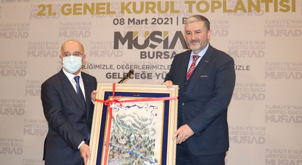 MÜSİAD Bursa'da Nihat Alpay güven tazeledi