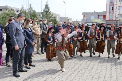 Batman'da Nevruz ateşi yakıldı