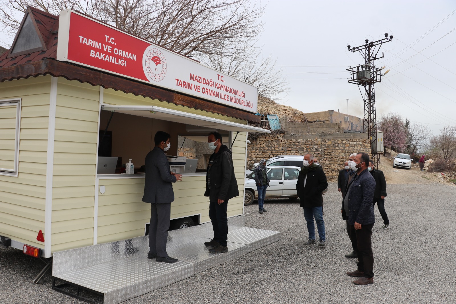 Mardin Mazıdağı'nda yerinde mobil hizmet