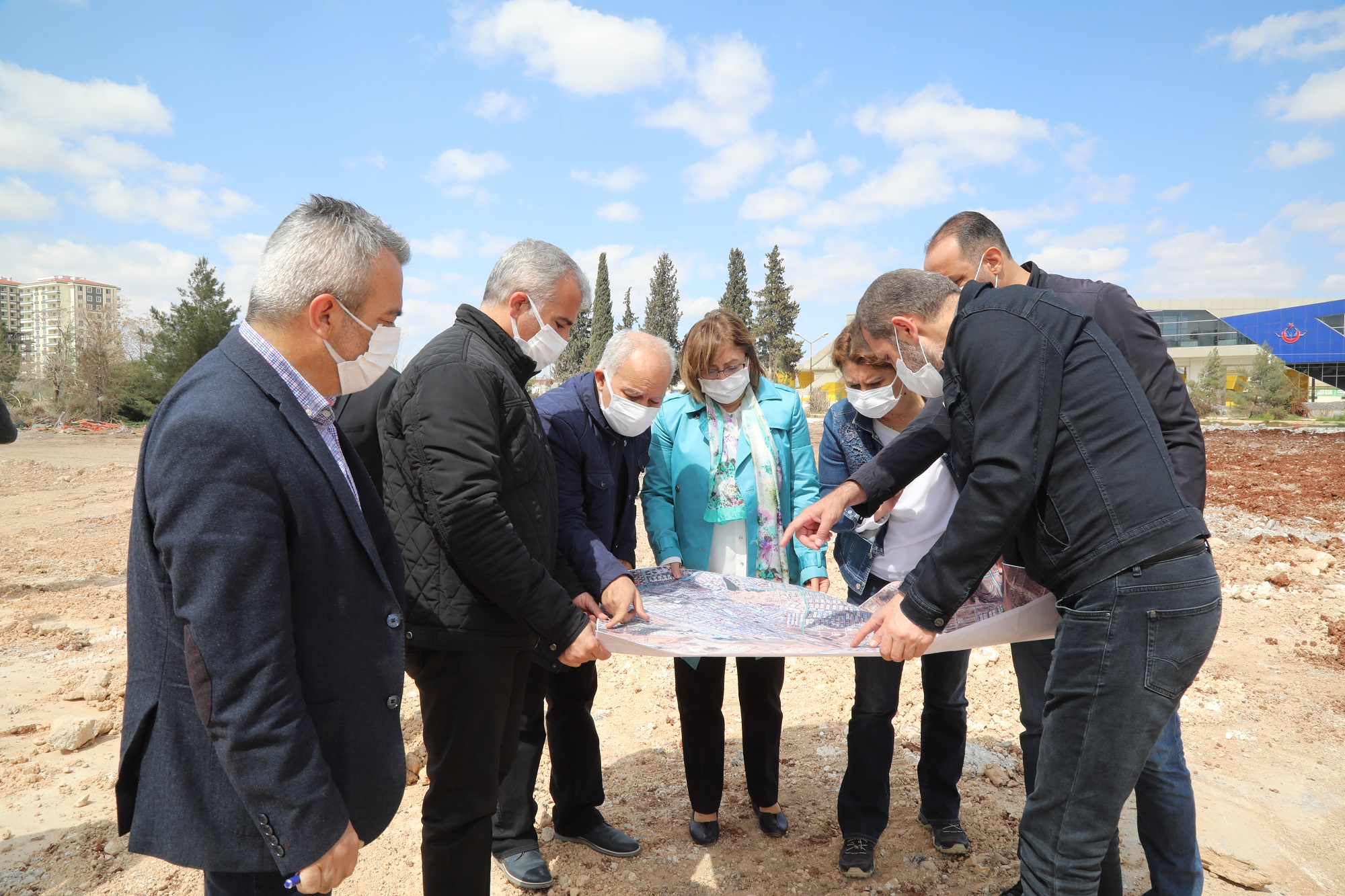 Gaziantep'te sanayiye bağlantı yolunda yerinde inceleme