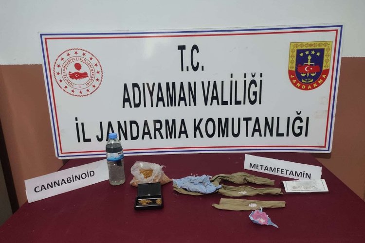 Adıyaman'da jandarmadan uyuşturucu operasyonu -