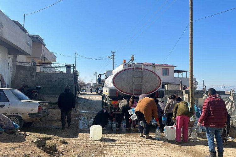 Afet bölgesi içmesuyu sorununa seyyar çözüm -