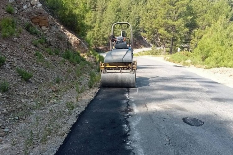 Alanya’da yayla yollarına bakım onarım -