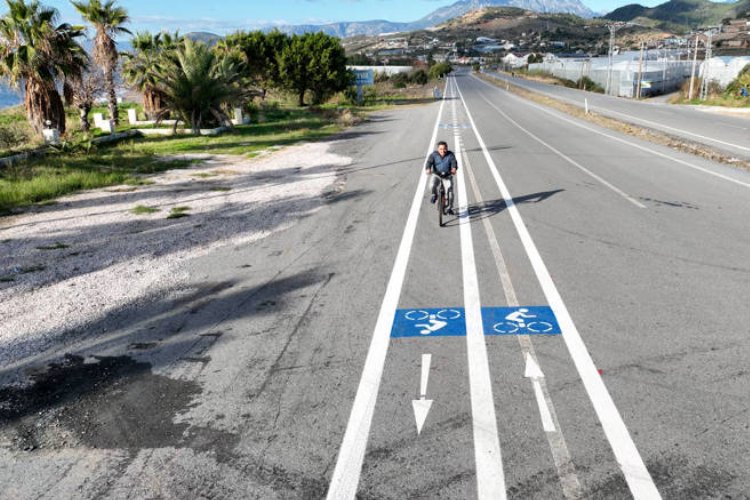 Alanya- Gazipaşa arasına yeni bisiklet yolu -