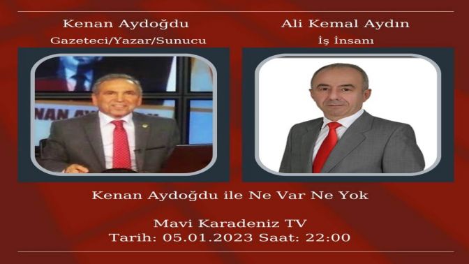 Ali Kemal Aydın Mavi Karadeniz TV’de