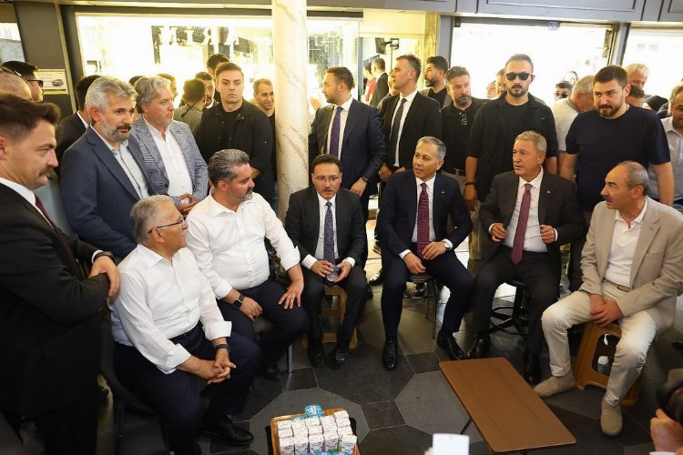 Ali Yerlikaya Kayseri esnafı ile buluştu -