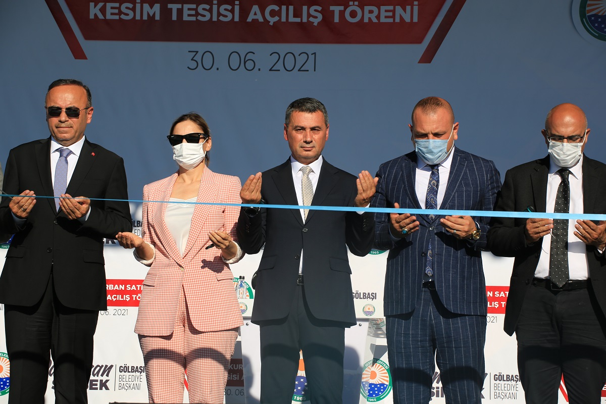 Ankara Gölbaşı’nda modern kurban tesisi açıldı