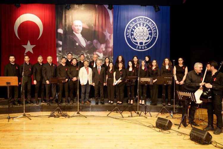 Ankara Üniversitesi'nde afetzede illerin türküleri yankılandı -