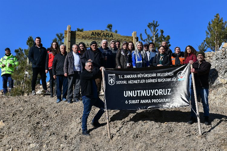 Ankara’ya 6 Şubat Depremi anısına hatıra ormanı -