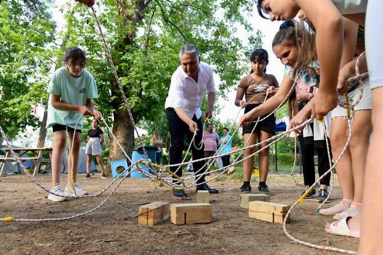 Antalyada Muratpaşa'da doğa kampı kapılarını açtı -