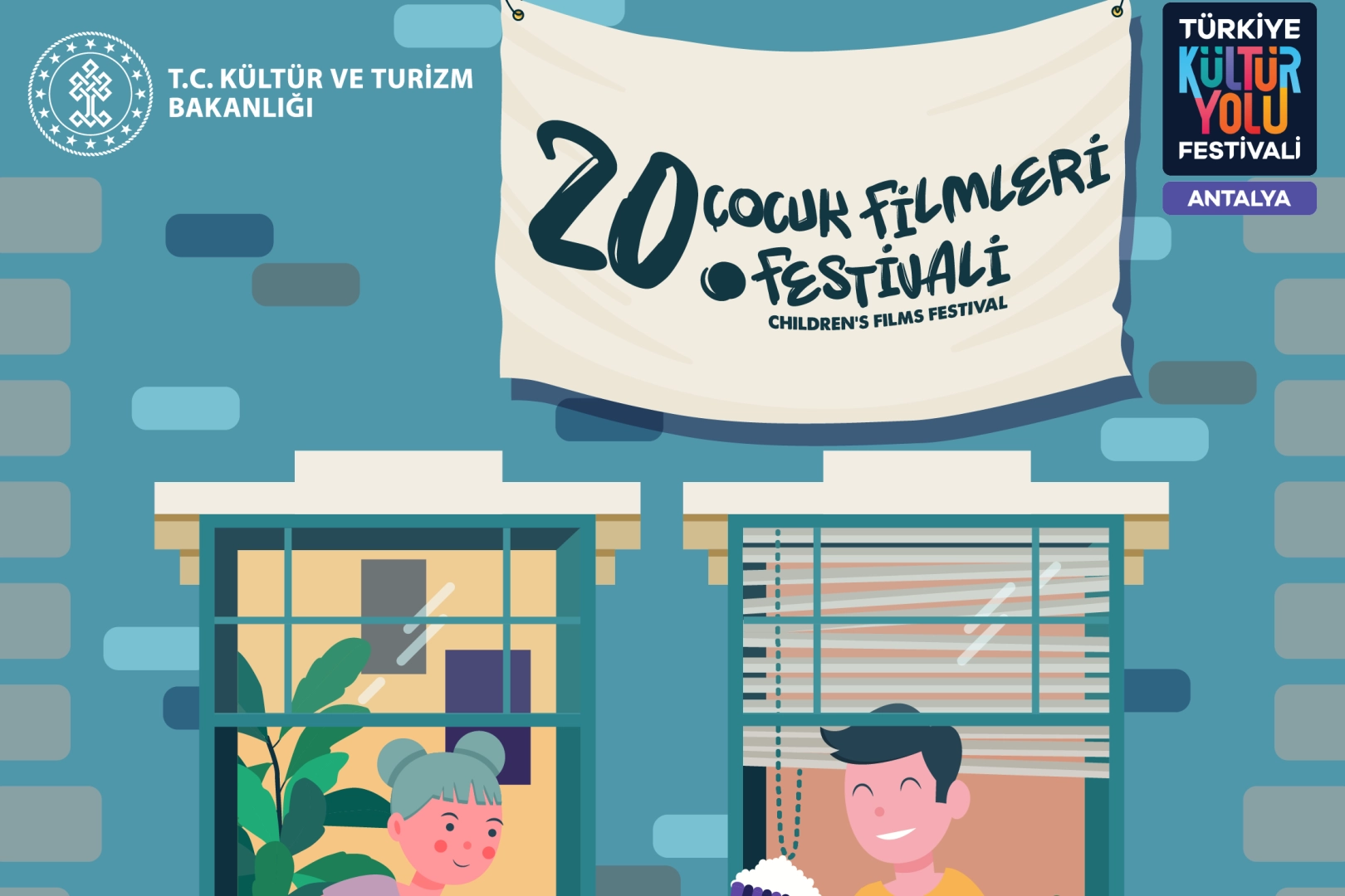 Antalyalı çocukların festival keyfi sürüyor -