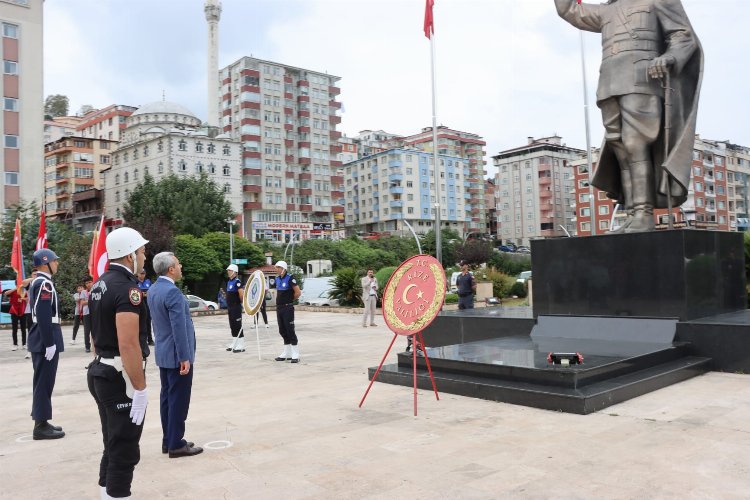 Atatürk'ün Rize'ye gelişinin 99. yılı kutlandı -