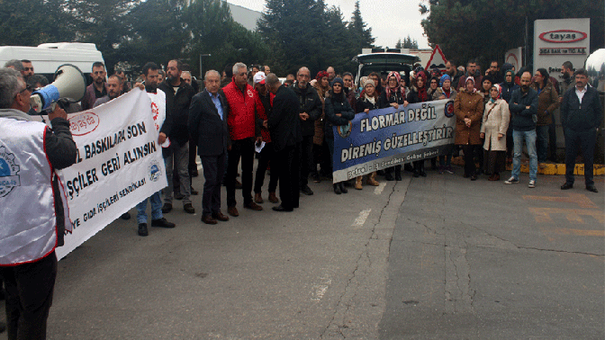 “ATILAN İŞÇİLER GERİ ALINSIN!”