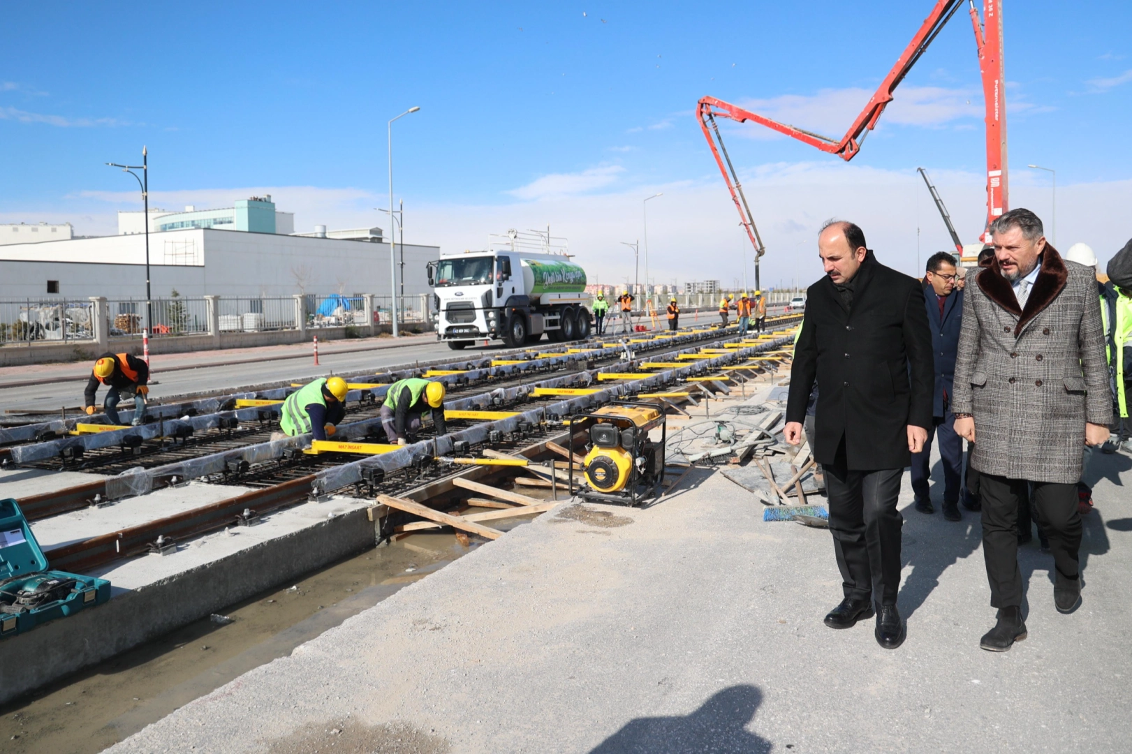 Başkan Altay Tramvay Hattı Projesi'ni yerinde inceledi -