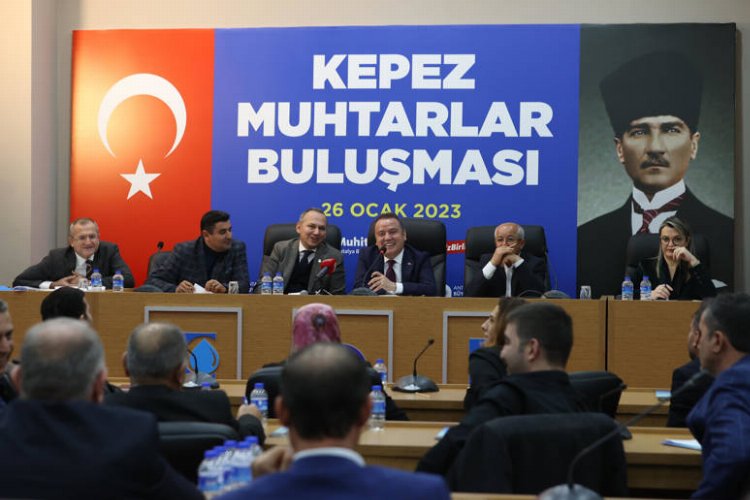 Başkan Böcek Kepezli muhtarları dinledi -