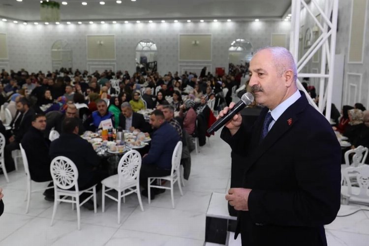 Başkan Büyükgöz mesai arkadaşlarını iftarda ağırladı -