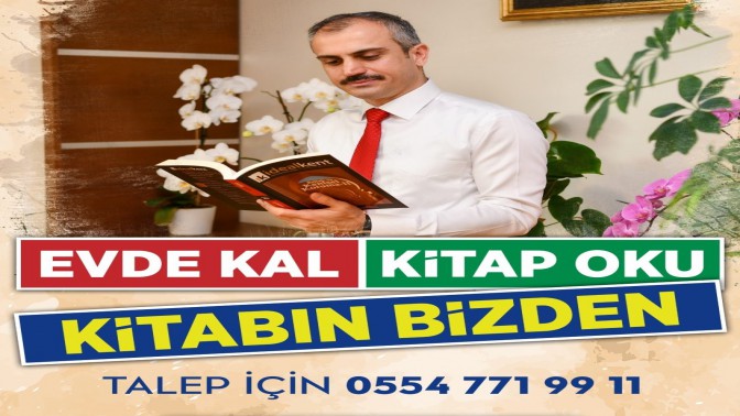 BAŞKAN ÇİFTÇİ ’DEN EVDE KALAN GENÇLERE KİTAP