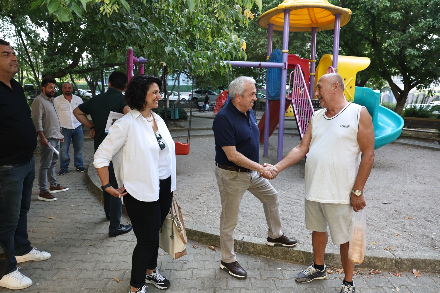 Başkan Şadi Özdemir'den Nilüfer'in parklarına yerinde inceleme -