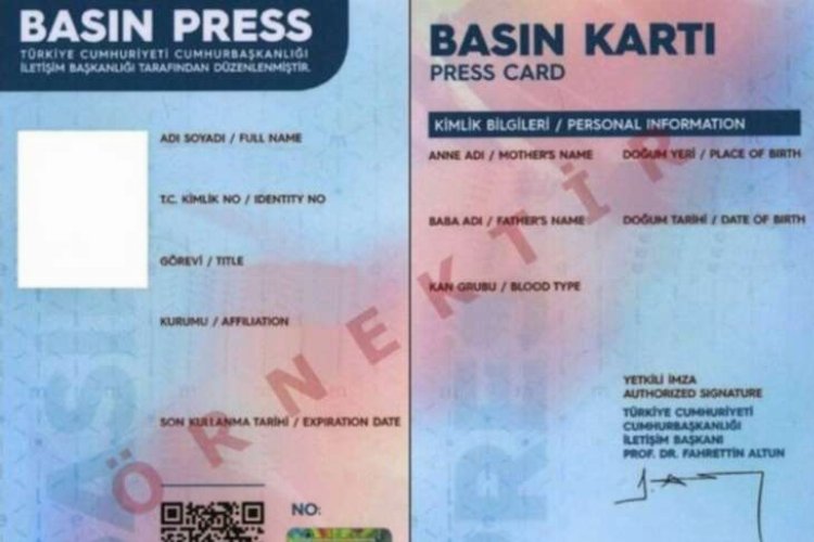 Basın Kartı Yönetmeliği'nde değişiklik Resmi Gazete'de -