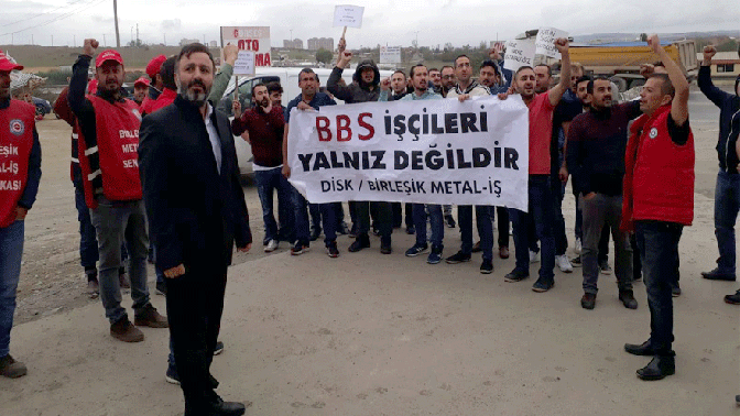 BBS İŞÇİLERİNE DESTEK ZİYARETİ