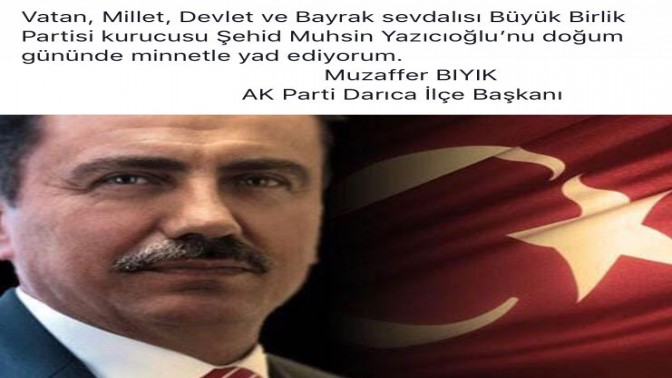 BIYIK’TAN VEFA ÖRNEĞİ