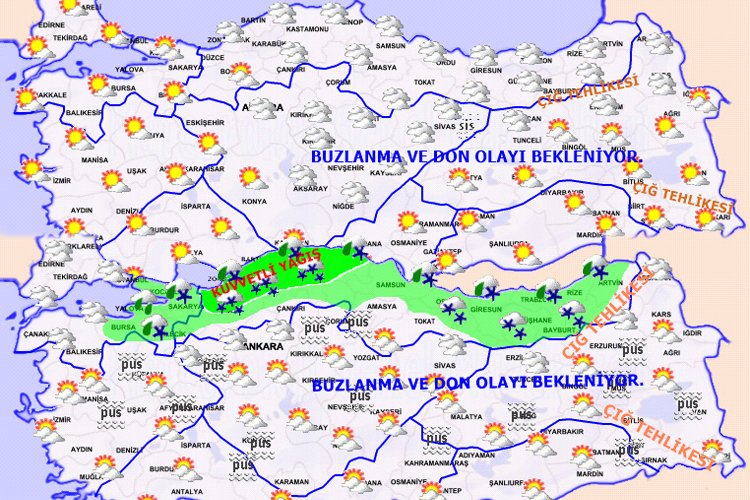 Bugün güneş, yarın kar! Soğuk havaya dikkat -