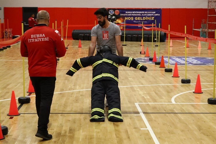 Bursa'da 'alev savaşçısı' olmak için ter döktüler -