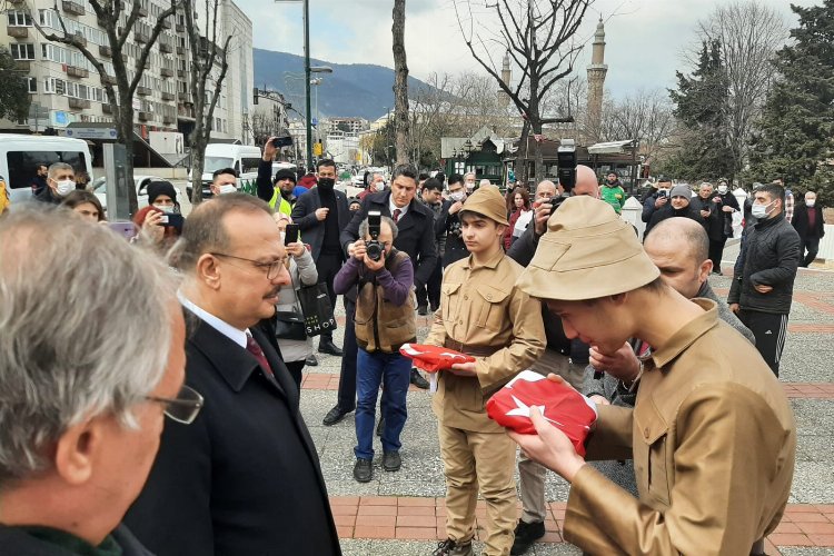 Bursa'da 'Saygı Alayı' ile gururlandıran anma -