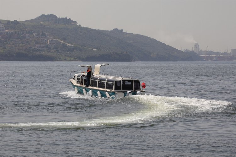 Bursa Gemlik sahilinde 'Albatros' ile deniz ulaşımı başlıyor -