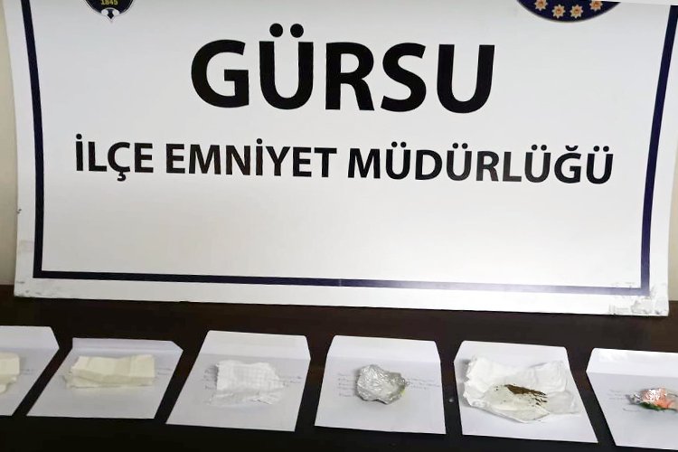 Bursa Gürsu Emniyeti'nden uyuşturucuya geçit yok! -