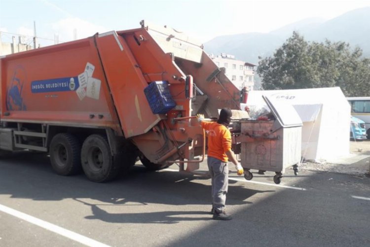 Bursa İnegöl Belediyesi Hatay'da -