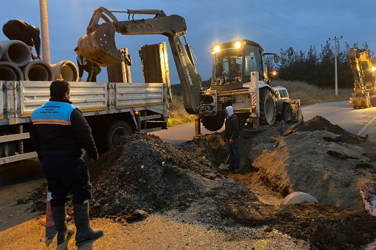 Çepnidere Kavşağında taşkın önlemi -