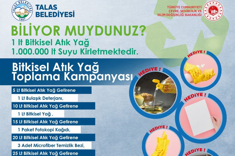 Çevre Günü’nde Talas’ta anlamlı kampanya -