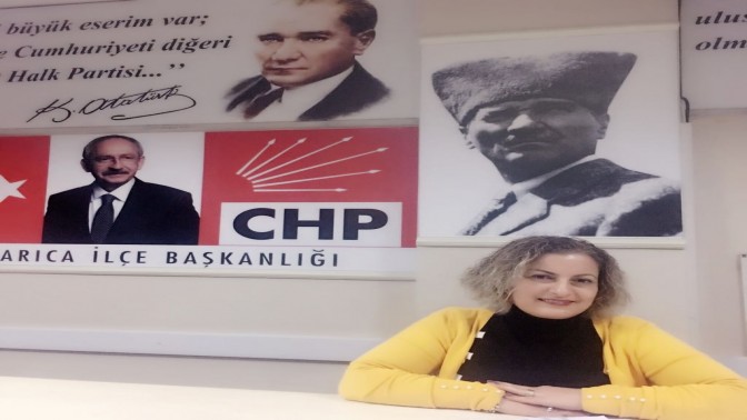 CHP DARICA KADIN KOLLARINDA TEK ADAY EBRU TAYANÇ