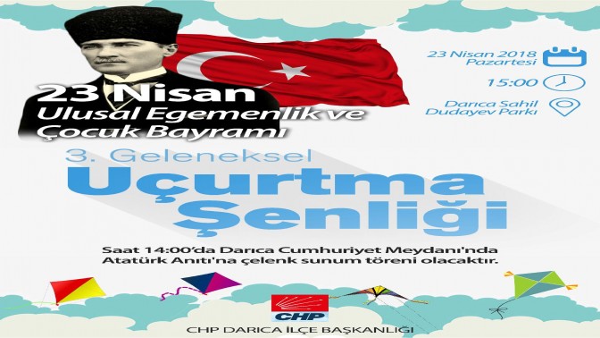 CHP DARICADAN 23 NİSAN UÇURTMA ŞENLİĞİ