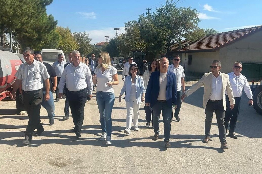 CHP Edirne İl Başkanı Harika Taybıllı ve yönetimden İpsala ziyareti -